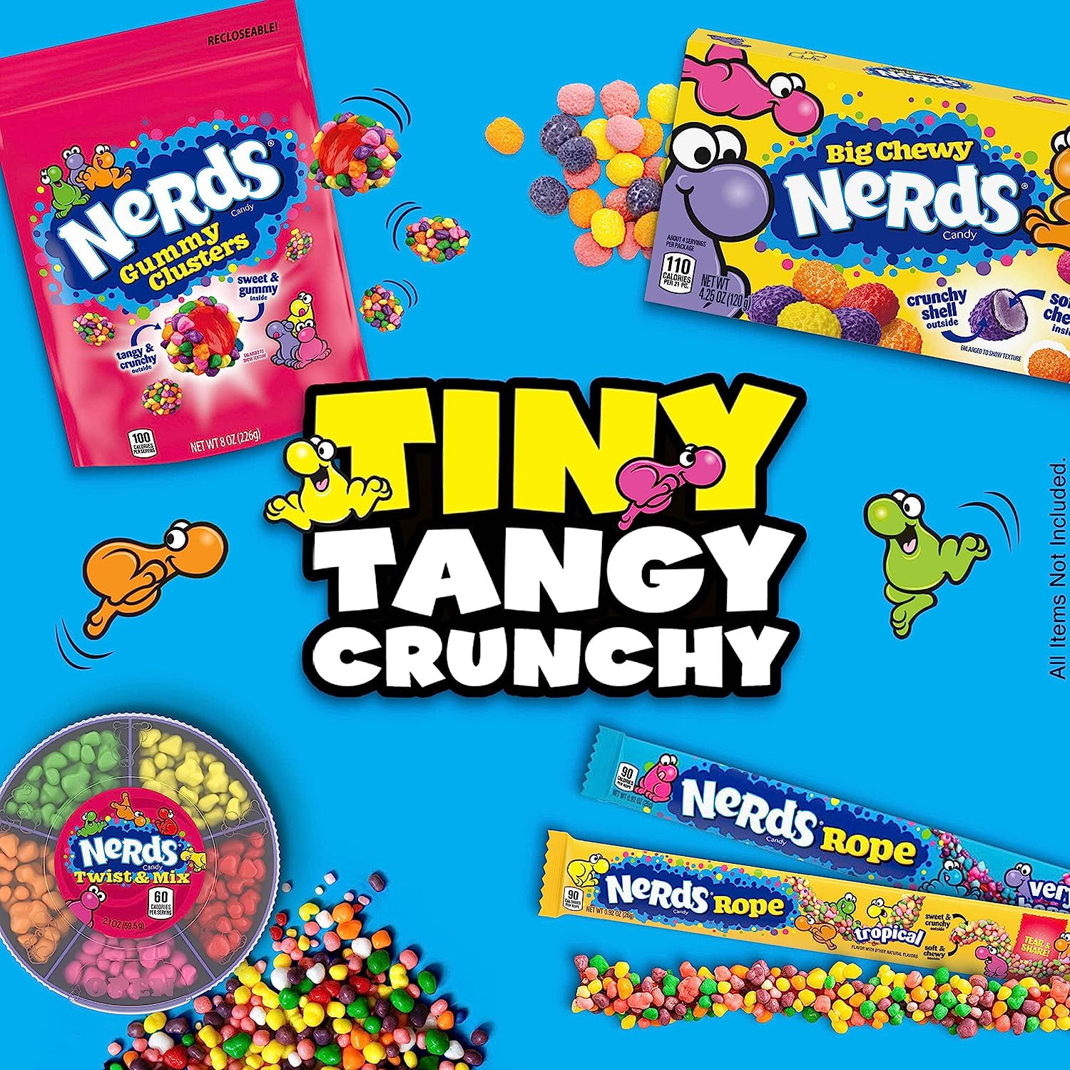 Nerds Rope Candy, Tropical, 0.92Ounce (Pack Of 24)