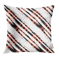 thumbnail image 1 of EREHome Watercolor Multicolor Striped with Diagonal Brushed Lines Checked for Modern Spring Pillow Case Pillow Cover 16x16 inch Throw Pillow Covers, 1 of 1