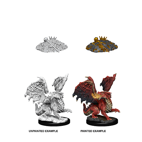 Dungeons & Dragons Nolzur's Marvelous Unpainted Miniatures: Red Dragon Wyrmling