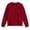 v-337Red1940, variant on HAYIMI Women Scalloped Sweatshirt Crew Neck Loose Fit Solid Color Long Sleeve Pullover Tops Soft Casual Layering Sweatshirts For Ladies Trendy Dailywear