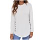 thumbnail image 1 of Blusa informal de manga larga con cuello redondo y manga larga para mujer Pompotops  FGAJ4055, 1 of 6