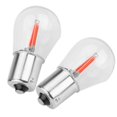 thumbnail image 1 of Pair of 1156 Glass Strobe COB LED Car Turn Signal Reverse Light Tail Brake Bulb Red Light, 1 of 9