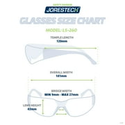 JORESTECH Safety Glasses, LS-260 (Clear, 1 Unit)