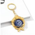 thumbnail image 5 of Genshin Impact Vision Luminous Keychain, Gold Game Figure Key Chain Pendant Keyring Accessories Cosplay Costume Gifts, 5 of 5
