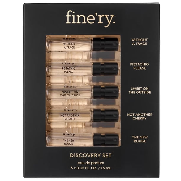 Set de regalo de perfume Fine'ry Mini de 5 piezas de larga duración para mujer