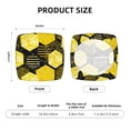 thumbnail image 6 of Uemuo Geometric Pattern with Bee Pattern Waterproof Square Couch Cushion Covers, Magic Sofa Covers Washable, Stretch Sofa Seat Cushion Slipcovers, 6 of 9