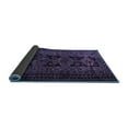 thumbnail image 2 of Ahgly Company Indoor Square Persian Blue Traditional Area Rugs, 7' Square, 2 of 4