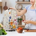 thumbnail image 3 of HELLHERO Butterfly and Sunflower Pattern Food Processor Cover with Handle There is only one dust cover Polyester, 3 of 6