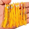 thumbnail image 1 of Tmvgtek 10X Faldas De Calamar Señuelo Suave Pulpo Cebo Artificial Pesca Para Atún (Naranja), 1 of 3