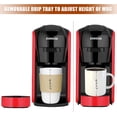 thumbnail image 3 of Espresso Pod Machine, 3 in 1 Coffee Machine for Nespresso Capsules OriginalLine, Dolce Gusto Coffee Pods and Ground Espresso, 19 Bar, Red, 3 of 9