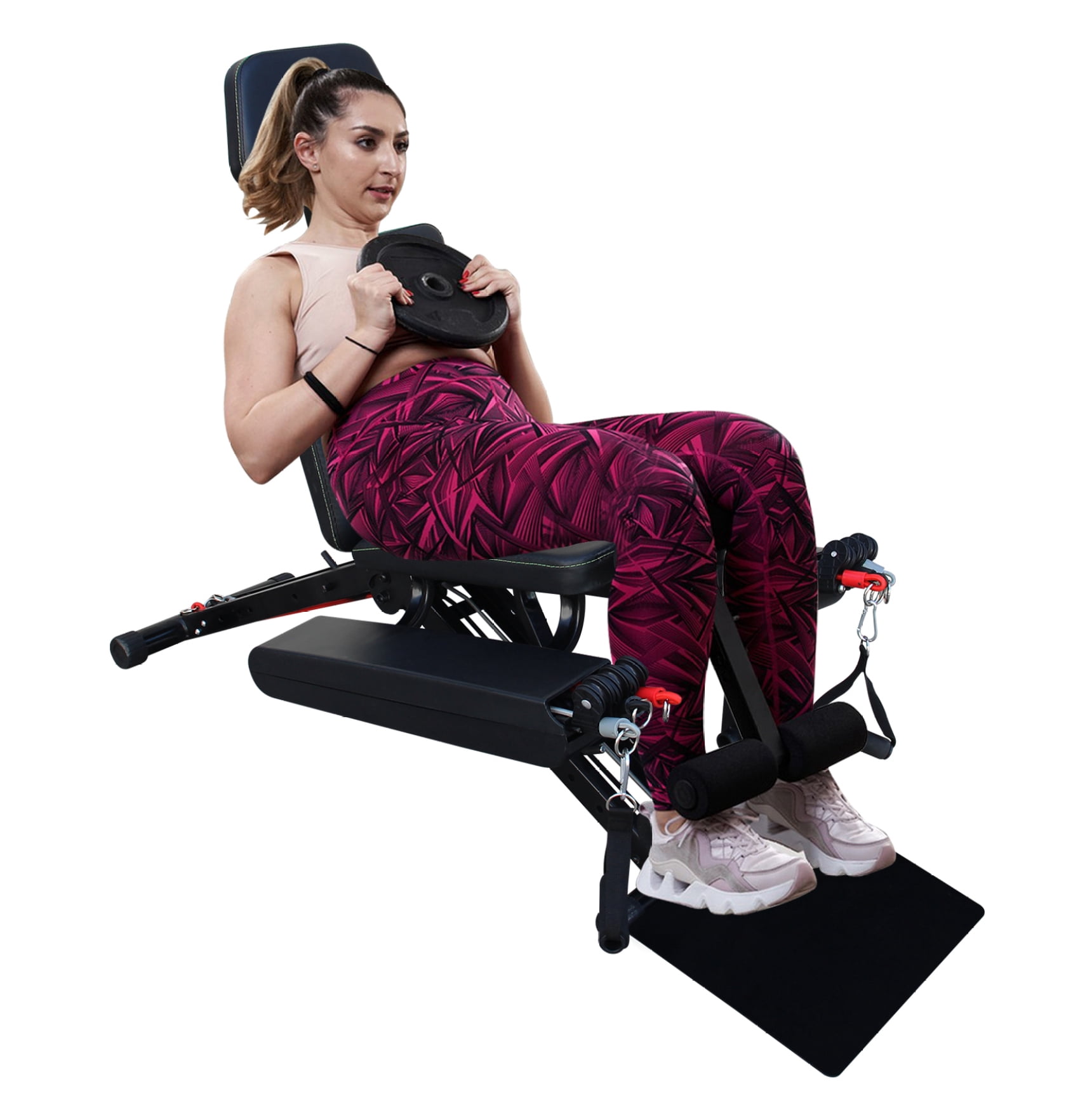 Fitness Chair Multifunction, Adjustable Weight Bench for Full Body Workout - 660lbs Capacity, Foldable