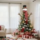 thumbnail image 2 of Adorno Navideño de Muñeco de Nieve para La Punta Del Árbol | Decoración Festiva para Las Fiestas | Materiales Duraderos | Excelente Idea de Regalo | Fácil de Usar | 1 Muñeco, 2 Ramas, 2 of 5