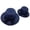 Navy, variant on Soft Packable Straw Hat with Bow Detail, Wide Brim Sun Shade Design, Trendy Hats for Women Holiday Daily Outings Pink One Size