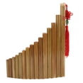 thumbnail image 3 of Pan Pipes, 15 Pipes G Key Pan Flute Bamboo, Traditional Woodwind Instrument, with Soft Pouch for Easy Carrying, 3 of 7