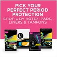 U by Kotex Fitness Tampons with FITPAK, Regular Absorbency, Unscented