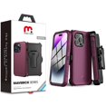 thumbnail image 2 of Funda MYBAT Maverick Clip para iPhone 14 PRO MAX Ciruelo con Mica, 2 of 8