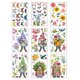 thumbnail image 2 of Decoraciones de Pascua, adornos de Pascua, regalos de Pascua, ventana de primavera, ventana de vidrio apretado, 9 hojas, ventana de flores, estado para ventana de vidrio, mariposas, ventana de Pascua,, 2 of 6