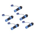 thumbnail image 1 of Conector De Cable De Alimentación Eléctrica Industrial, Conector De Mamparo De Aviación AC180V 5A Buena Conductividad Para Instrumentos, 1 of 7