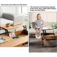 thumbnail image 2 of Lifting Accessory,2 Pieces Folding Lift 50kg/100lb Raise High Coffee Table Lifting Frame Lift Up Spring Mechanism, 2 of 4