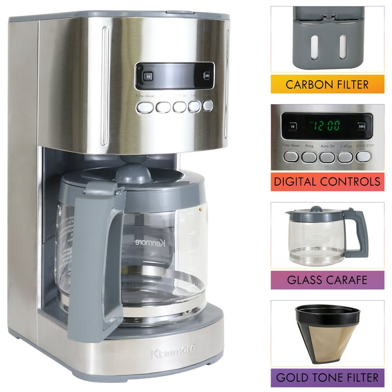  kognita 12 Cup Thermal Coffee Maker, Programmable