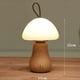 thumbnail image 2 of Lámpara de mesa con forma de hongo for dormitorio, mesita de noche, luz de noche for acampar, ambiente decorativo for dormir, 2 of 6