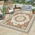 thumbnail image 2 of 4'x6' outdoor carpet for patio small carpet for bedroom area rug washable cheetah print area rug southwestern area rug, 2 of 10