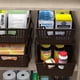 thumbnail image 2 of Organizador de baño Simple Houseware de 2 niveles, marrón, 2 of 9