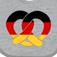 thumbnail image 4 of Inktastic German Flag in Pretzel Shape Boys or Girls Baby Bib, 4 of 4