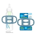 thumbnail image 4 of Dr. Brown's Narrow Baby Bottle Handles, 100% Silicone, Blue, 1-Pack, 4 of 8