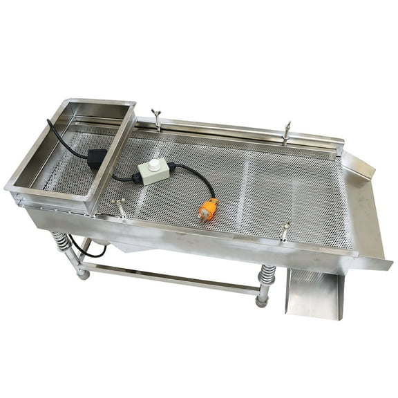 INTSUPERMAI Straight Vibrating Screen Linear Sieve Solid Sampling Sieve 3mm Mesh