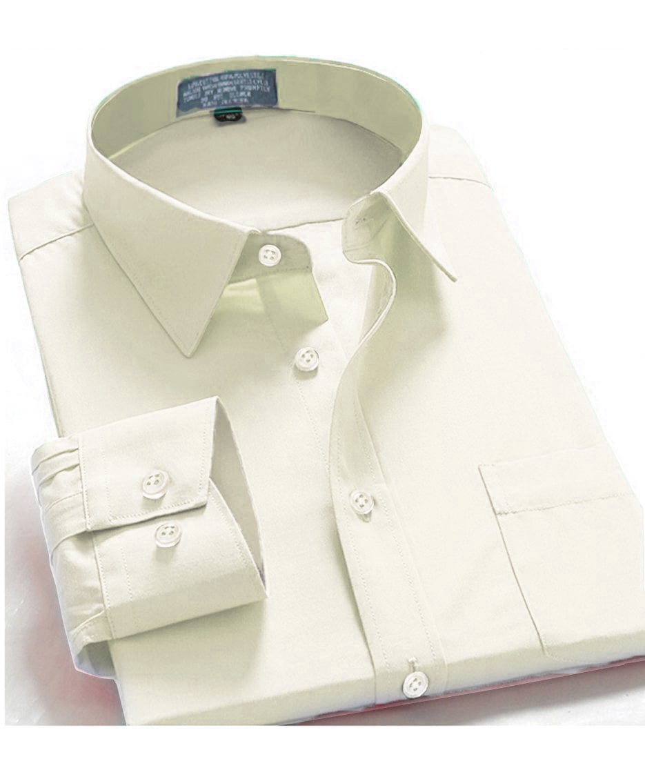 Men Dress Shirt Regular Fit Oxford 