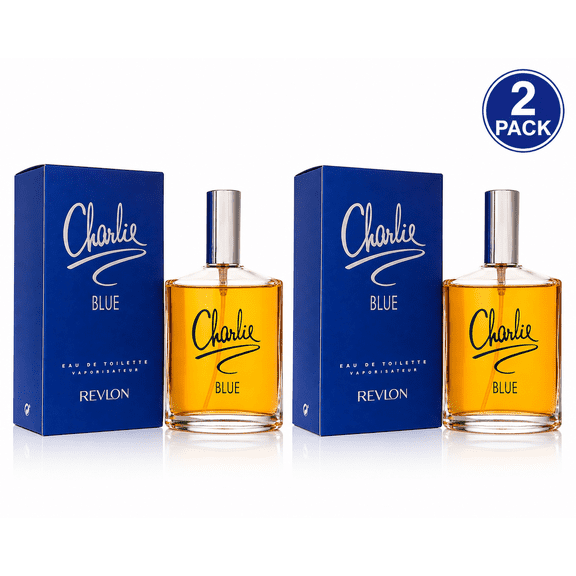Revlon Charlie Blue Perfume for Women 3.4 Oz (EDT) Spray (2 Pack)