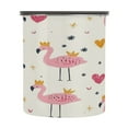 thumbnail image 2 of Wobogo Cute Pink Flamingos Crowns Hearts Food Storage Jars 304 Food Grade Stainless Steel Canisters With Vacuum Airtight Lids for Coffee Snacks Nuts Cereal 500ML, 2 of 9