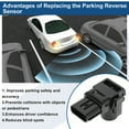 thumbnail image 4 of Sensor de estacionamiento de reversa No.8934160030 para Lexus RX350 2010-2012 para Lexus GX460 2010-2013 Sensor de asistencia de estacionamiento negro 1 Pc, 4 of 6