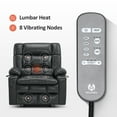thumbnail image 5 of MCombo Dual Motor Power Lift Recliner Lay Flat for Big Elderly in Living Room, Faux Leather R7897  (Black, Medium-Wide), 5 of 10