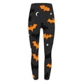 thumbnail image 4 of TFEOQRY Womens Halloween Print Leggings High Waist Soft Skinny Casual Pants for Festival Party Wear, 4 of 6