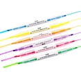 thumbnail image 1 of 6 Couleurs Surligneurs Double Pointes Biseau Large et Pointe Fine Marqueurs Surligneurs, 1 of 8