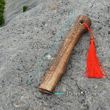 

RXIRUCGD Replacement Handle Wooden Axe Handle Spare Axe Handle Red Rope Luck Axe Handle