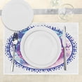 thumbnail image 3 of Ambesonne Wording Place Mats Set of 4, Brushstroke, Standard Size, Blue Purple, 3 of 6