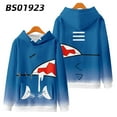 thumbnail image 3 of Animation Shark Lady Gawr Gura hooded sweater, 3 of 6