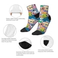 thumbnail image 5 of Fuzoiu Cartoon Marine Animals Print Adult Socks, Crew Moisture-wicking Socks, Unisex Cushion Crew Socks,Casual Sports Ankle Socks, 5 of 7