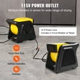 thumbnail image 6 of VEVOR Pivoting Utility Fan, 600 CFM High Velocity Floor Blower for Drying, Cooling, Ventilating, Exhausting, 300° Blowing Angle Air Mover, Portable Carpet Dryer Fan for Home, Work Shop, 6 of 10