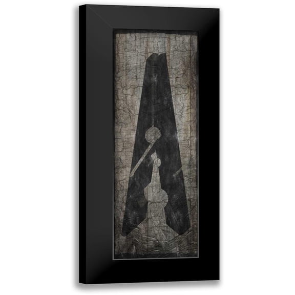 Lewis, Sheldon 7x14 Black Modern Framed Museum Art Print Titled - Retro Laundry Pin 2