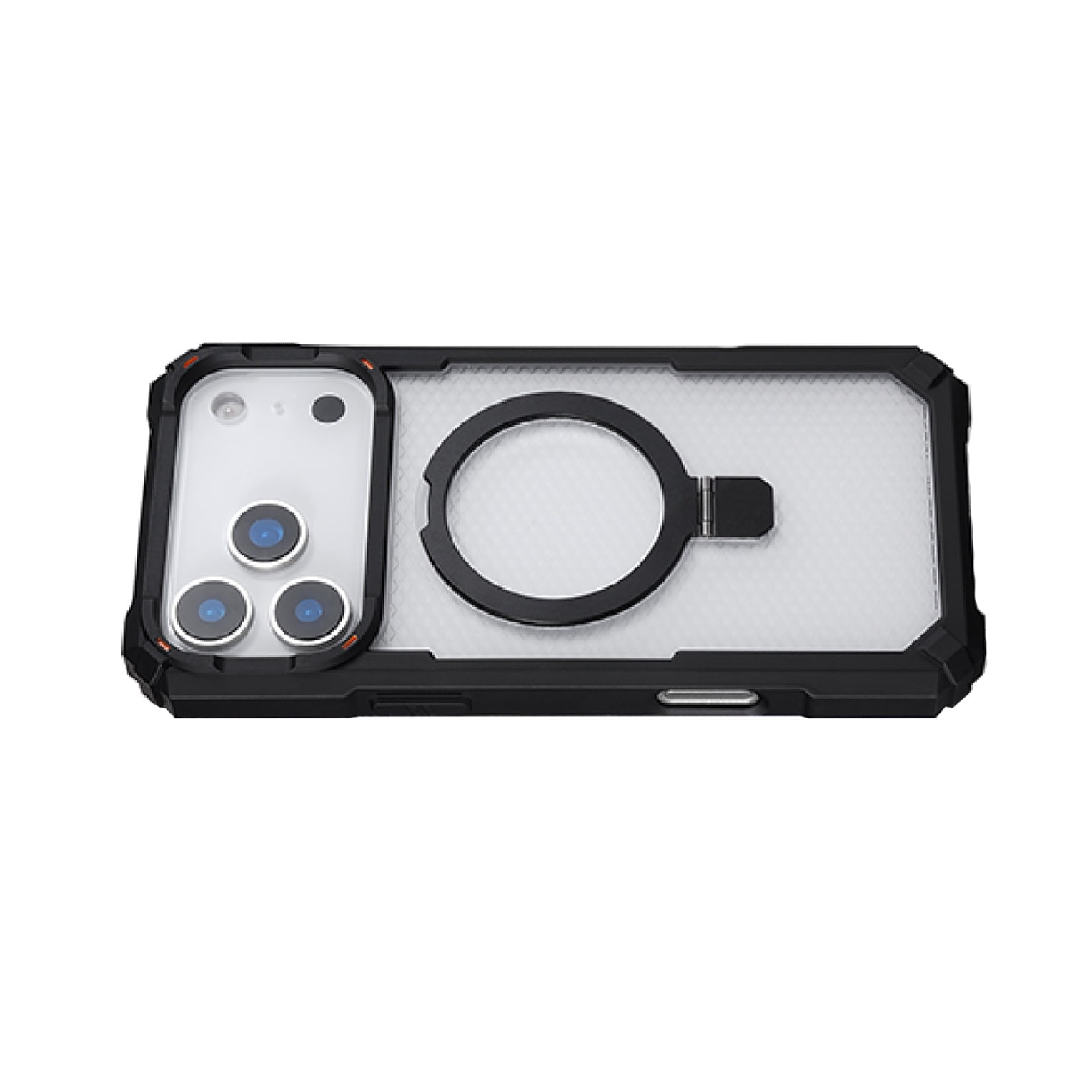 Rugged Stand Case for iPhone 17 Pro - Black