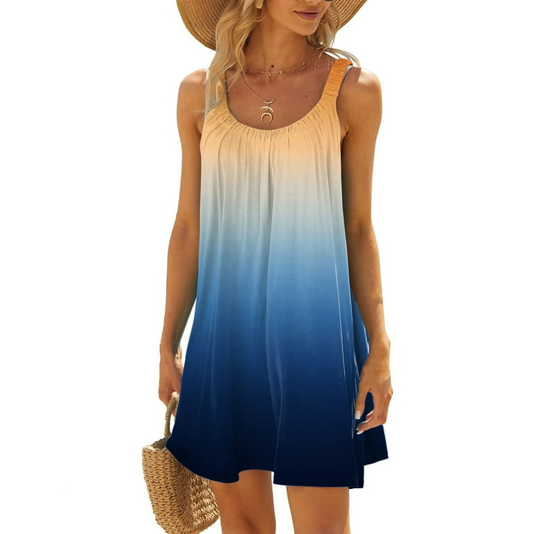 QYZEU Women's Clothing Juniors Dresses Vest Dress Casual Vacation