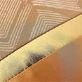 thumbnail image 4 of Funda de cojín para sofá cama, moderna, minimalista, de cuero dorado con costuras onduladas, cuadrada, 45 x 45 cm, 4 of 5