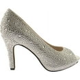 thumbnail image 2 of Benjamin Walk 848231019985 Touch Ups Womens Eliza Synthetic Platform Pump, White - Medium 9.5, 2 of 7