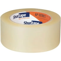 Shurtape AP 180 Carton Sealing Tape, 1.8 Mil, 2" x 110 Yds, Clear, Lot of 36