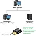 thumbnail image 3 of Emulador EDID de monitor virtual BKFK 4K con conector ficticio HDMI x10, 3 of 9