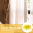 thumbnail image 3 of YSNOOWE 2Ud Clips Sujetadores Para Decorativos Con Girasol Artificial En Color Amarillo, 3 of 5